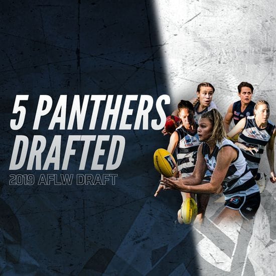 Five Panthers taken in AFLW Draft